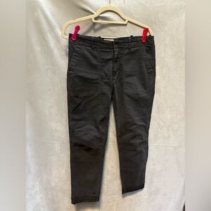 Nili Lotan Charcoal Zippered Trousers